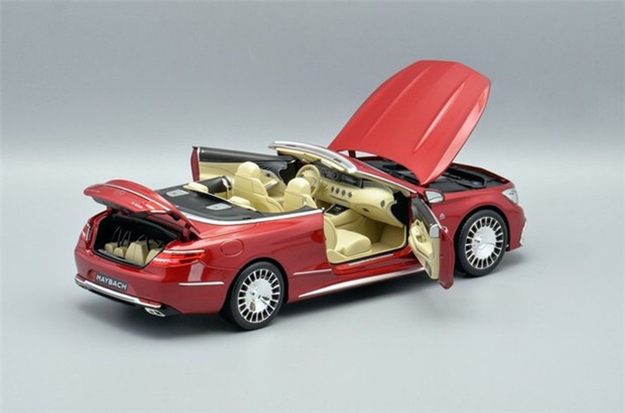 Mercedes-Maybach S-Class Cabrioletミニカー Mercedes Maybach S-Class Cabriolet Diecast Model 1:18 Scale