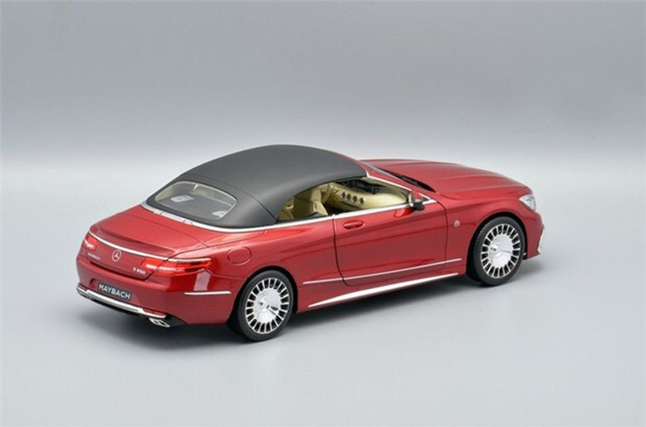 1 18 Dealer Edition Mercedes Benz Mb Maybach S Class S Klasse S650 Coupe Convertible Red Diecast Car Model Livecarmodel Com