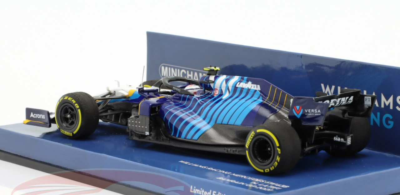 1/43 Minichamps 2021 Nicholas Latifi Williams FW43B #6 Bahrain GP F1 Car Model