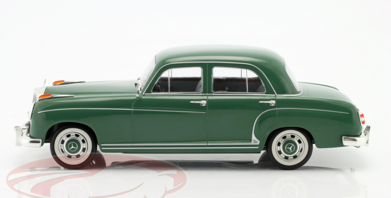 1/18 KK-Scale 1956 Mercedes-Benz 220S Limousine (W180 II) (Green) Diecast Car Model