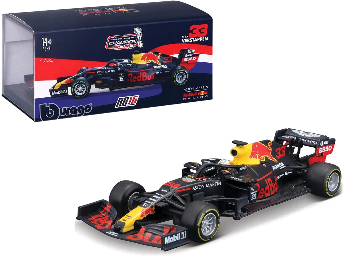 1/43 鈴鹿特注 Red Bull RB16 Abu Dhabi 2020 1/43 BBurago 2020 Formula 1 Red Bull Racing RB16 #33 Max