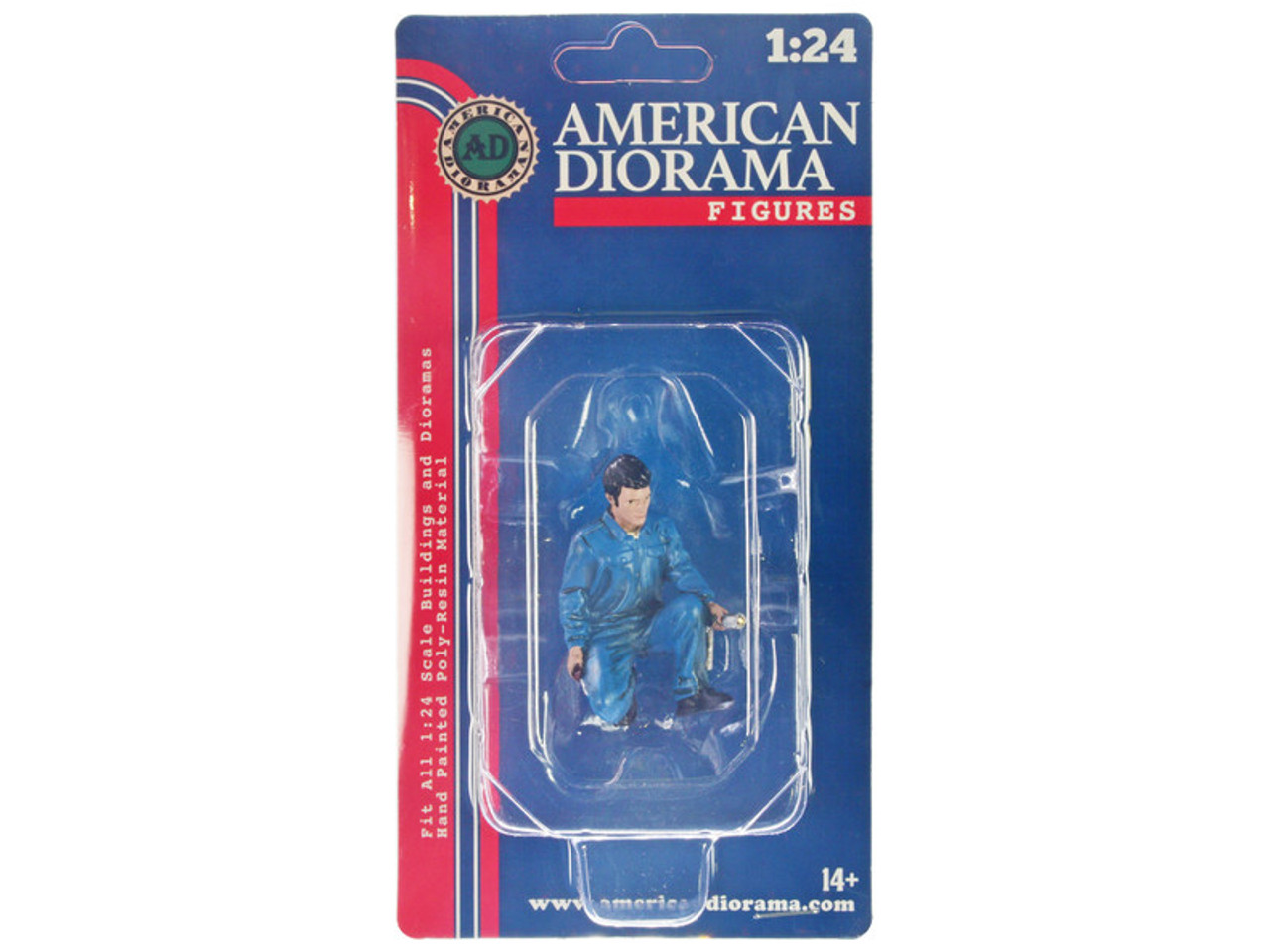 Mechanic Jerry Figurine for 1/24 Scale Models by American Diorama