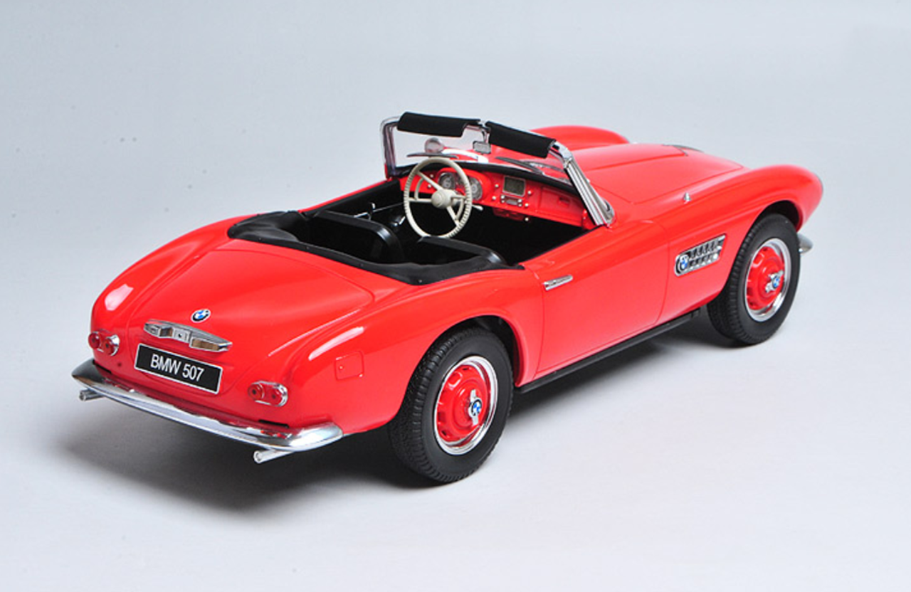 1/18 Dealer Edition 1955 BMW 507 Convertible (Red) Diecast Car Model