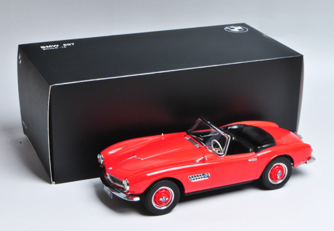 1/18 Dealer Edition 1955 BMW 507 Convertible (Red) Diecast Car Model
