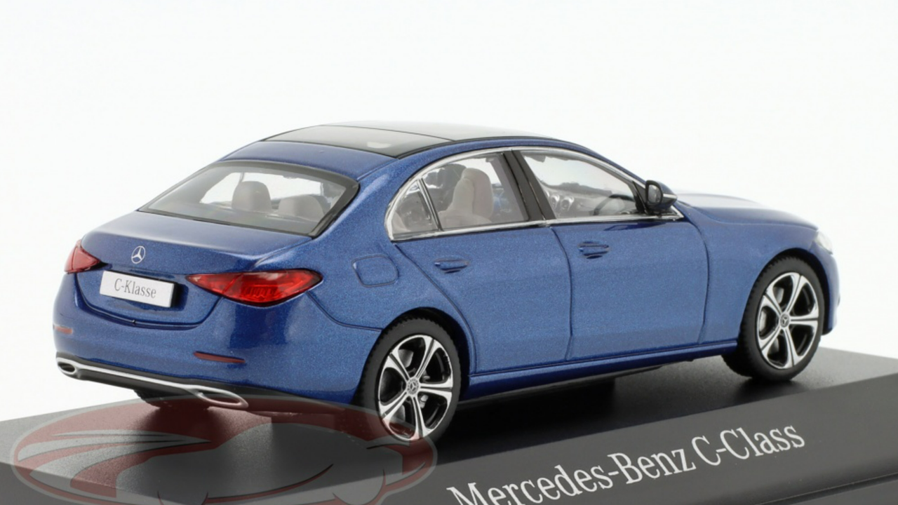 1/43 Dealer Edition 2021 Mercedes-Benz C-Class C-Klasse (W206) (Spectral Blue) Car Model