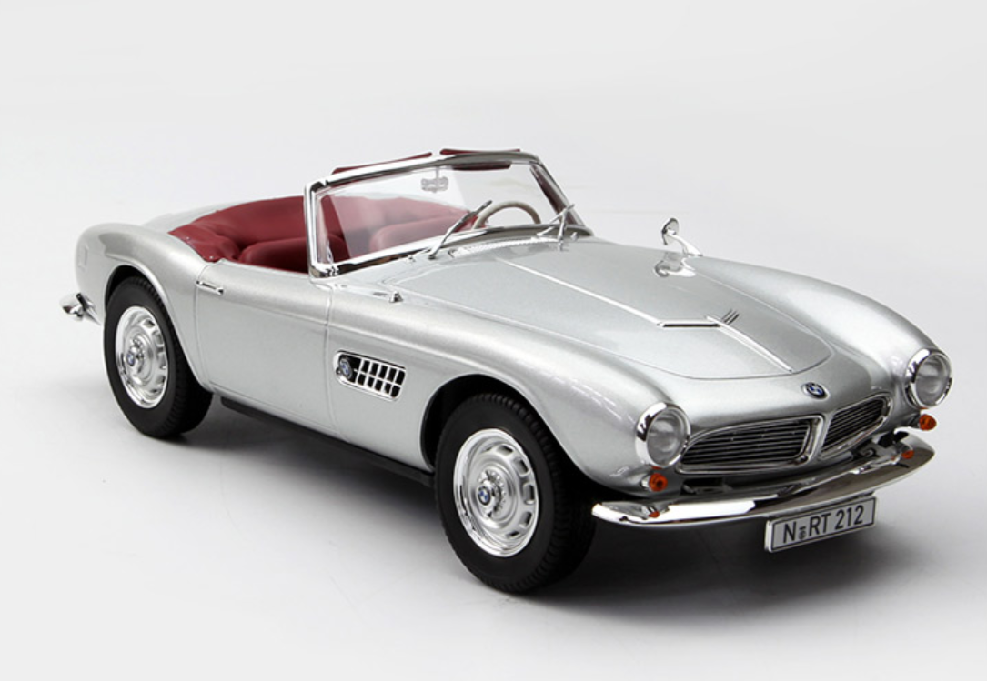 1/18 Norev 1955 BMW 507 Convertible (Silver) Diecast Car Model ...