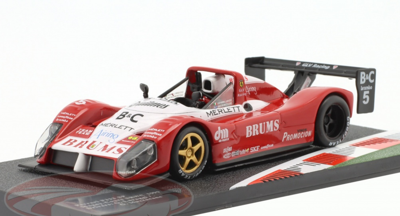 1/43 Altaya 1999 Ferrari F333 SP #5 winner Magny-Cours SRWC GLV Brums Giovanni Lavaggi, Gastón Mazzacane Car Model