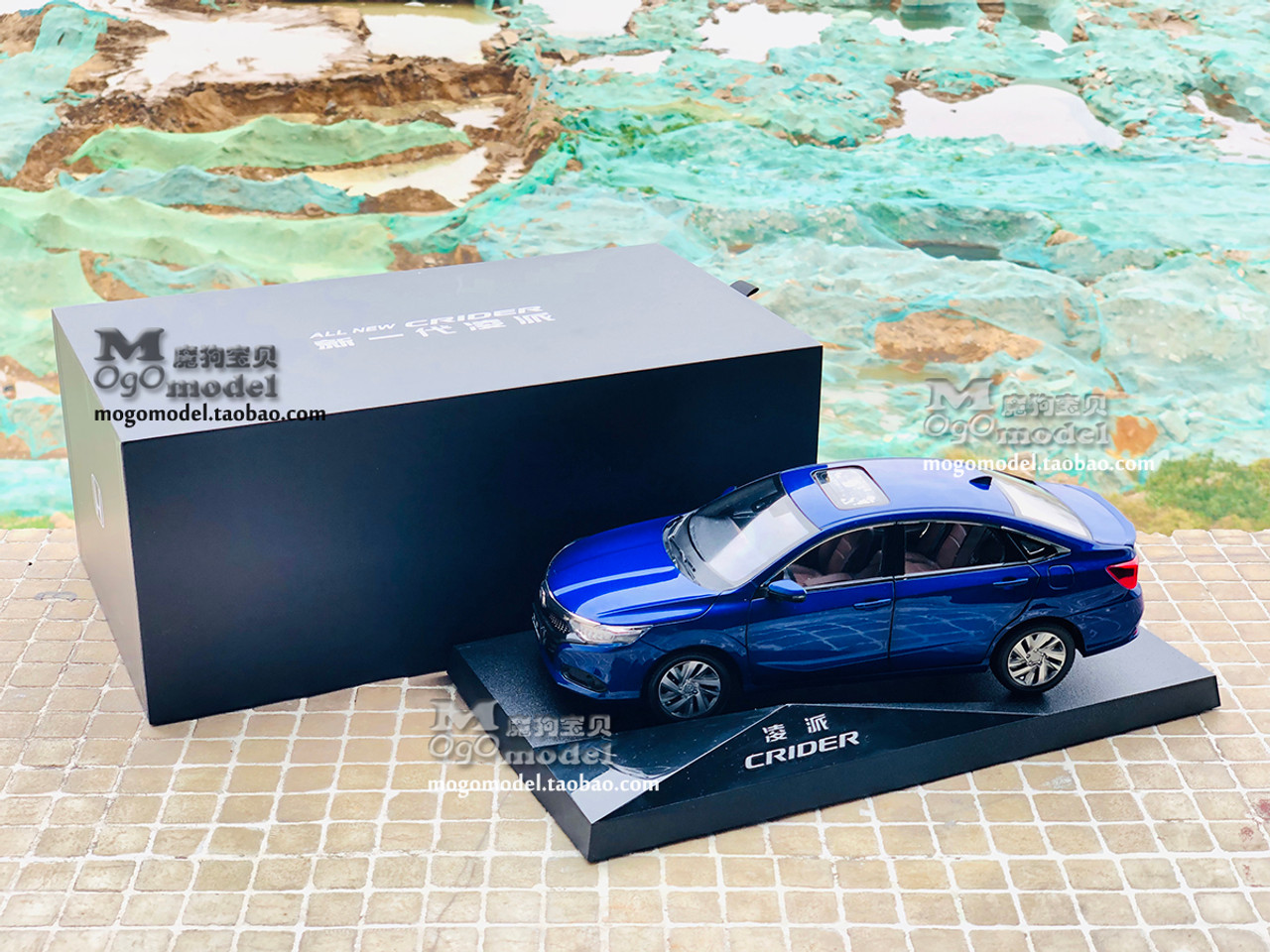 1/18 Dealer Edition 2019 Honda Crider (Blue) Diecast Car Model