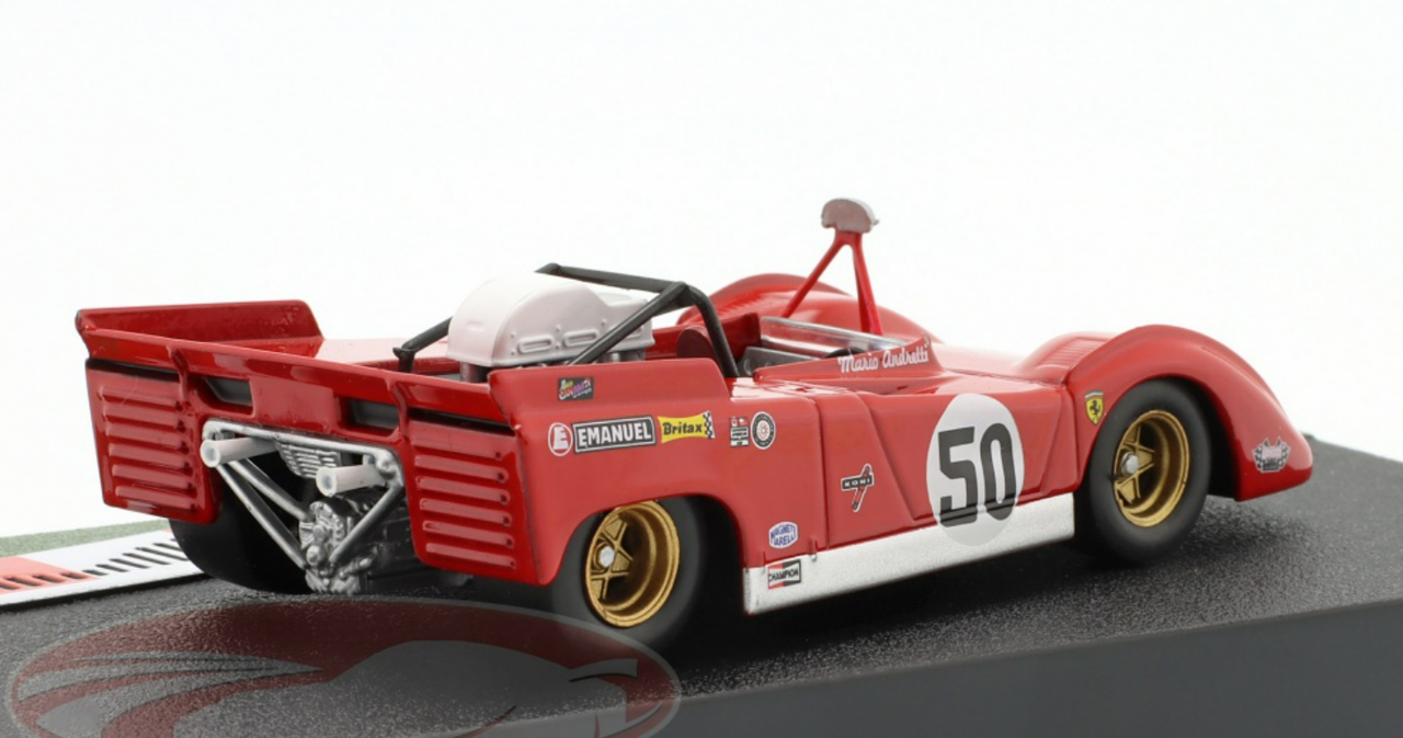 1/43 Altaya 1971 Ferrari 712 M #50 4th Watkins Glen Spa Ferrari SEFAC Mario Andretti Car Model