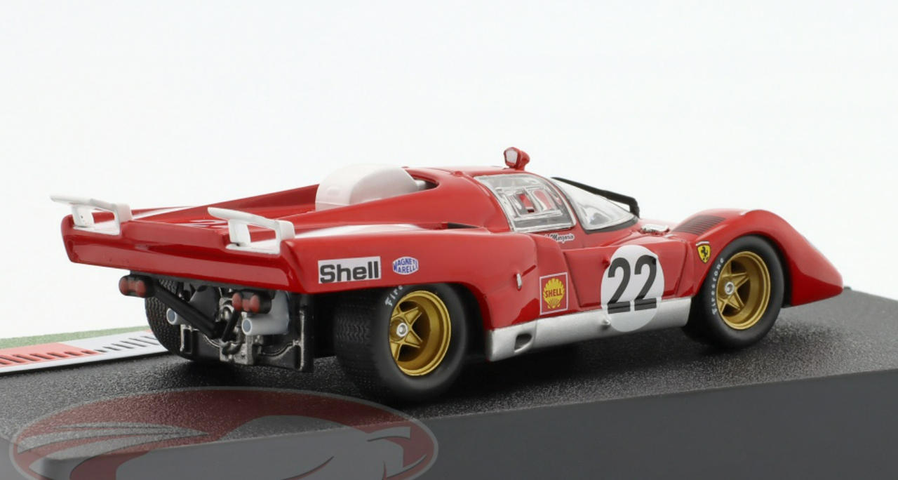 1/43 Altaya 1971 Ferrari 512 M #22 Winner 300km Imola SEFAC Ferrari Arturio Merzario Car Model