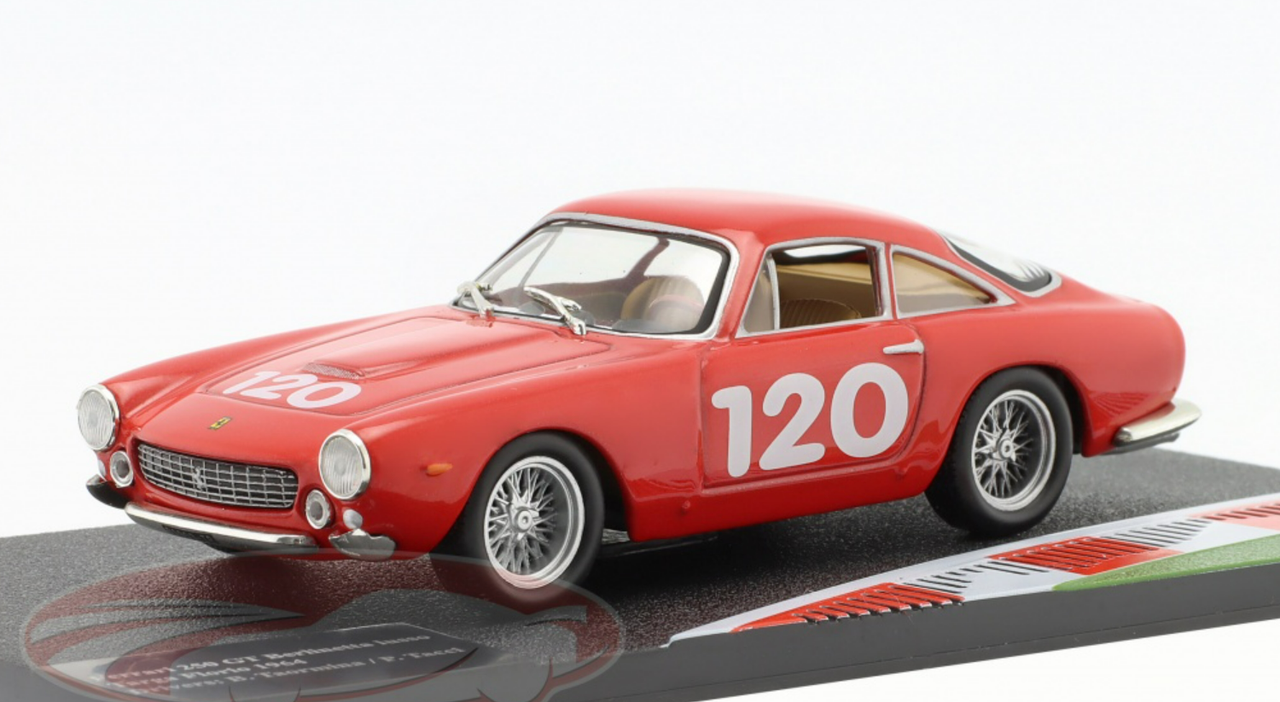 1/43 Altaya 1964 Ferrari 250 GT Lusso #120 Targa Florio Baldassare Taormina Baldassare Taormina,Pasquale Tacci Car Model