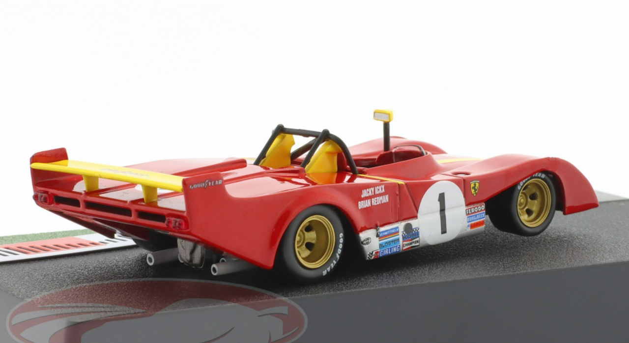 1/43 Altaya 1973 Ferrari 312 P #1 winner 1000km Monza Spa Ferrari SEFAC Jacky Ickx, Brian Redman Car Model