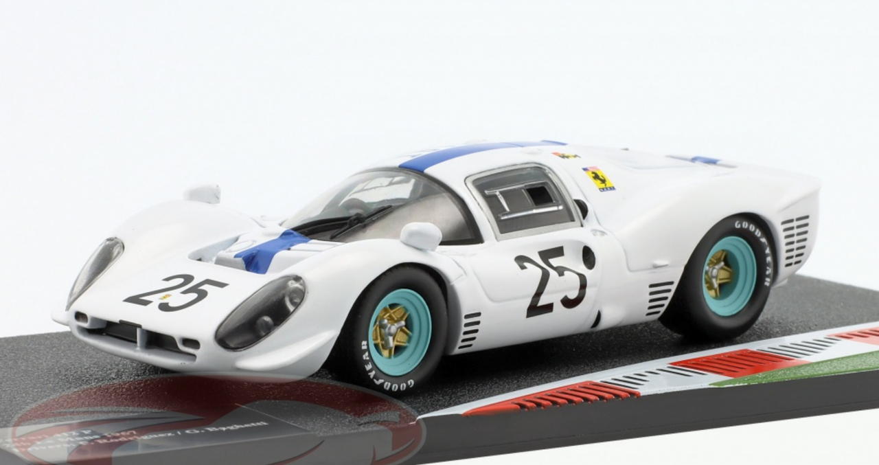 メイクアップ 1/43 アイドロン フェラーリ 412P NART #25 1/43 Ferrari 412 P N.A.R.T. #25 Le Mans 24h 1967 ◇ P.Rodriguez