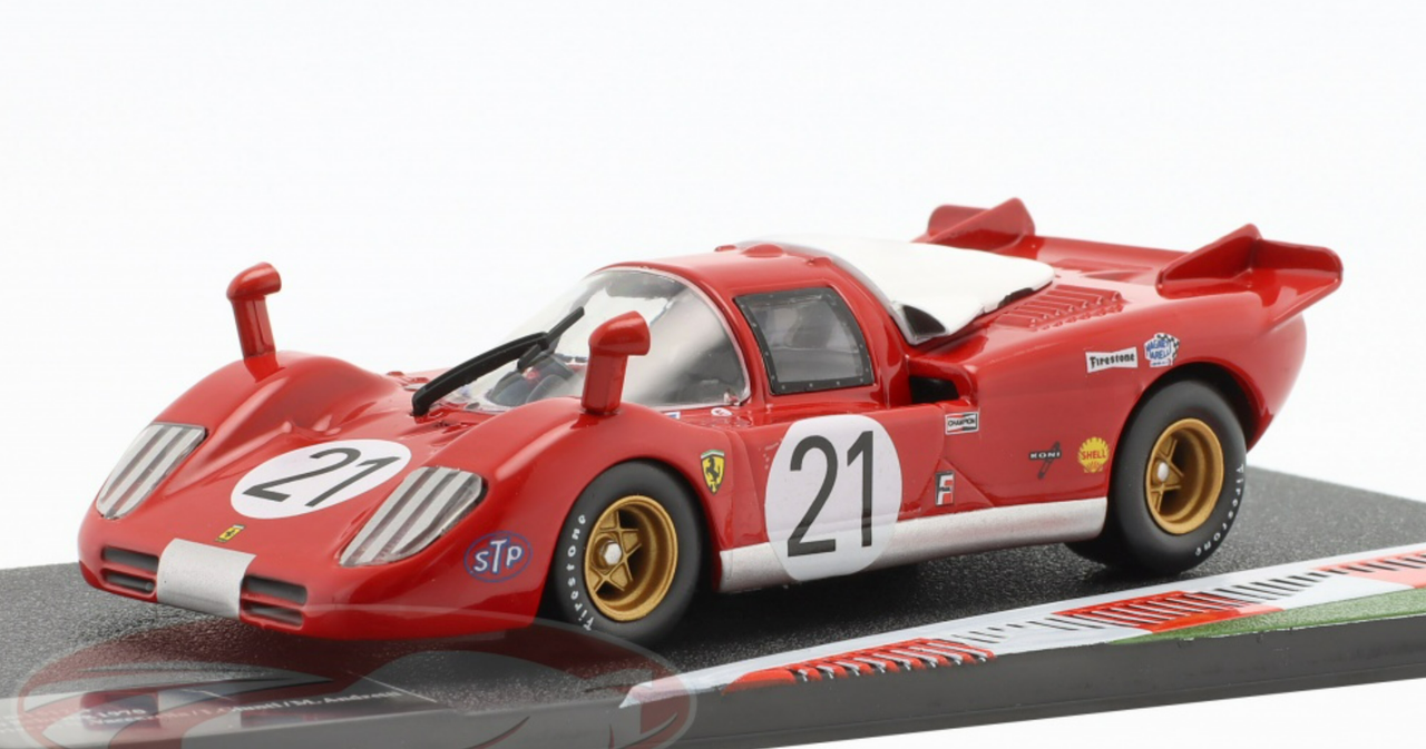 1/43 Altaya 1970 Ferrari 512 S #21 winner 12h Sebring Ferrari S.P.A. SEFAC Ignazio Giunti, Nino Vaccarella, Mario Andretti Car Model