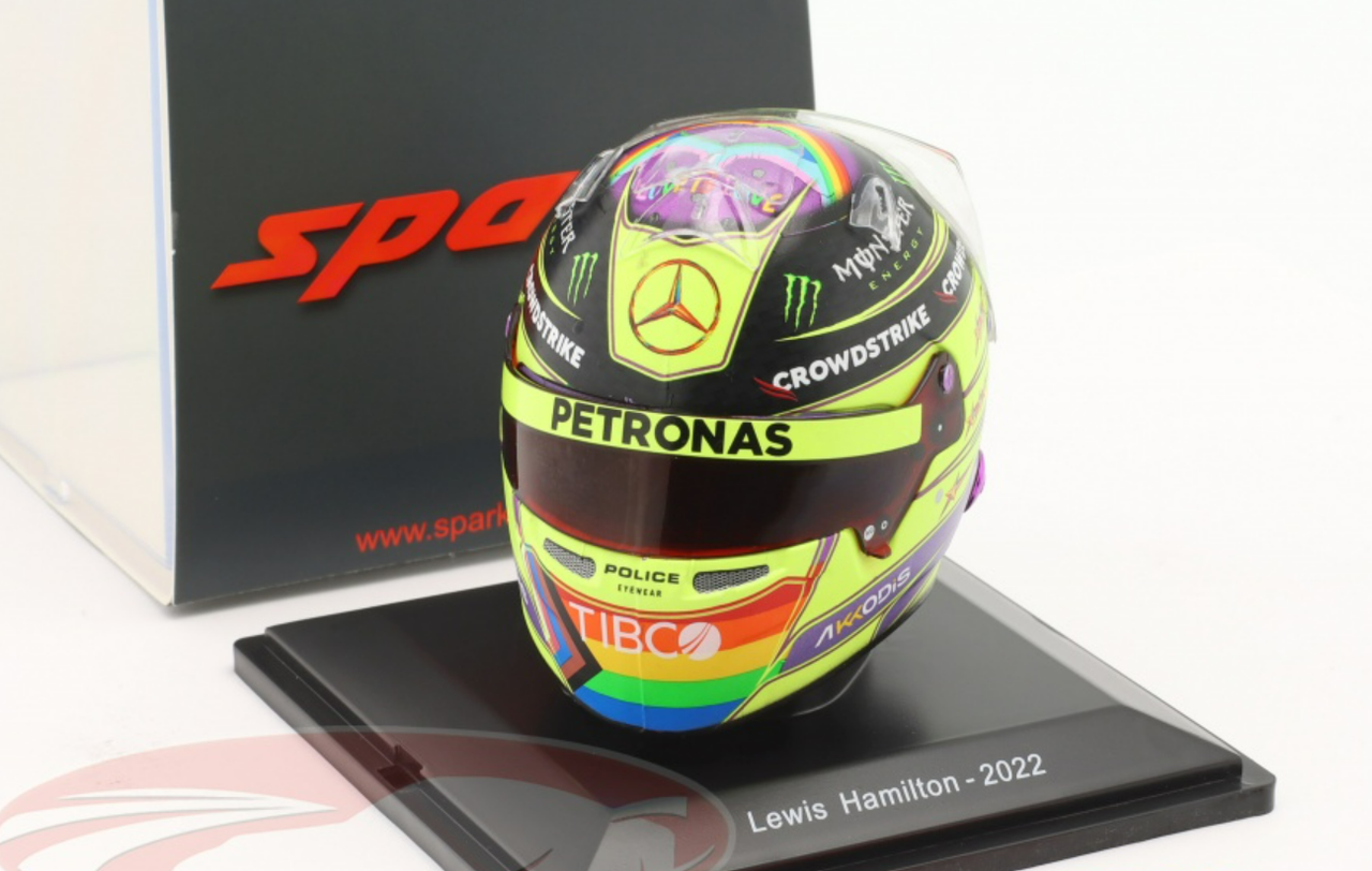 spark 1 5 lewis hamilton 2022 mini helmet