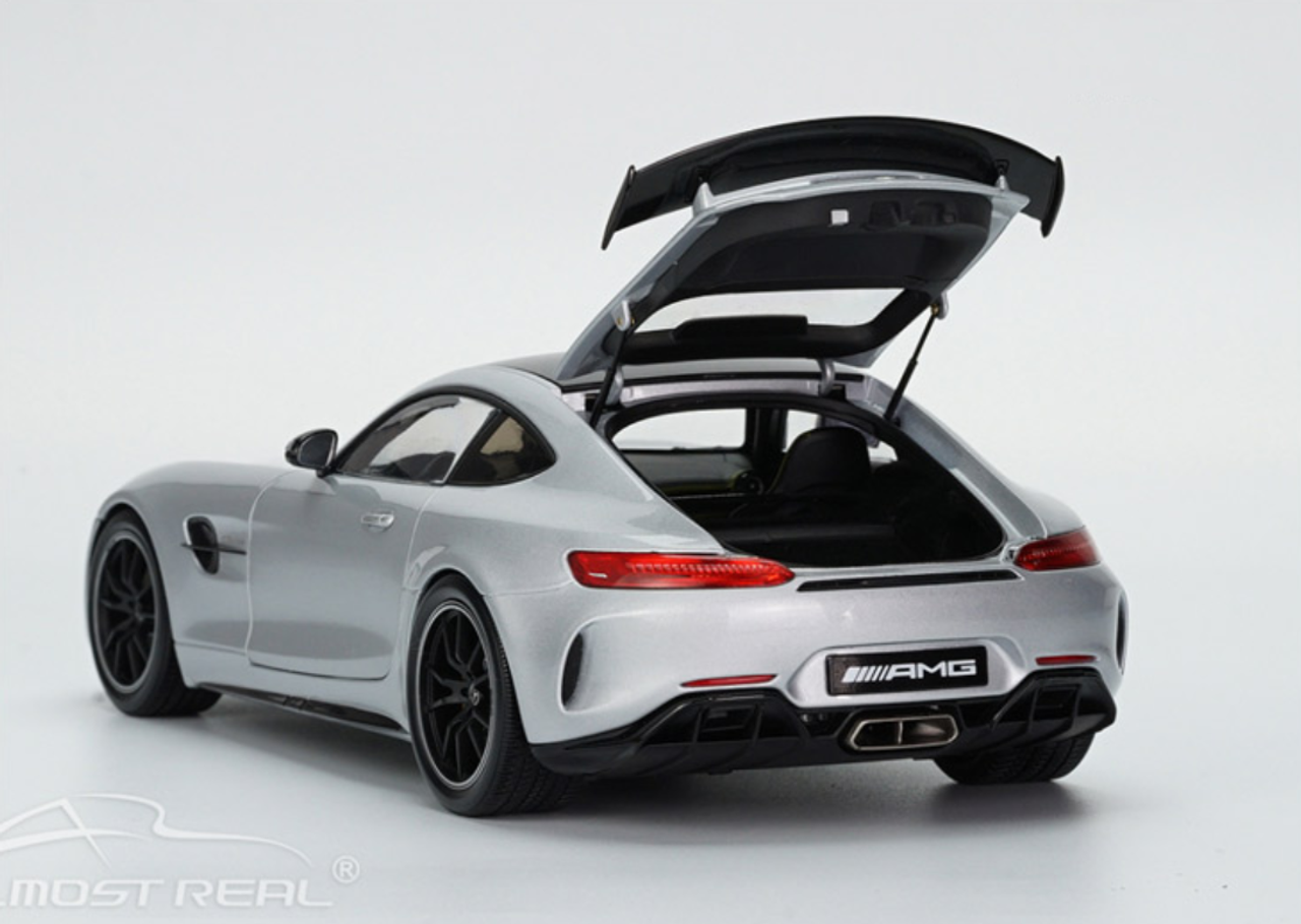 1/18 Almost Real Almostreal Mercedes-Benz MB Mercedes AMG GTR (Iridium Silver) Diecast Car Model