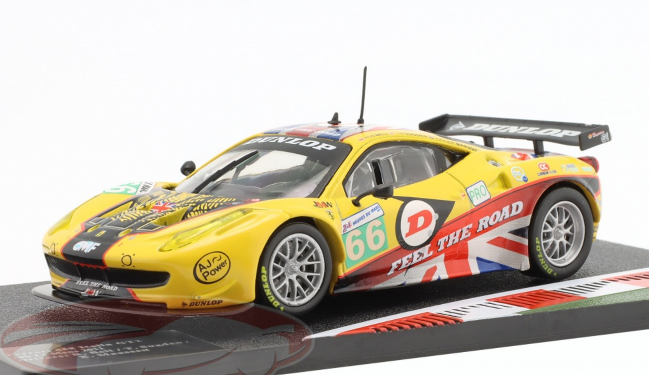 Fujimi 1/43 Ferrari 458 Italia GT2 2013 24 Hours Of Le Mans JMW