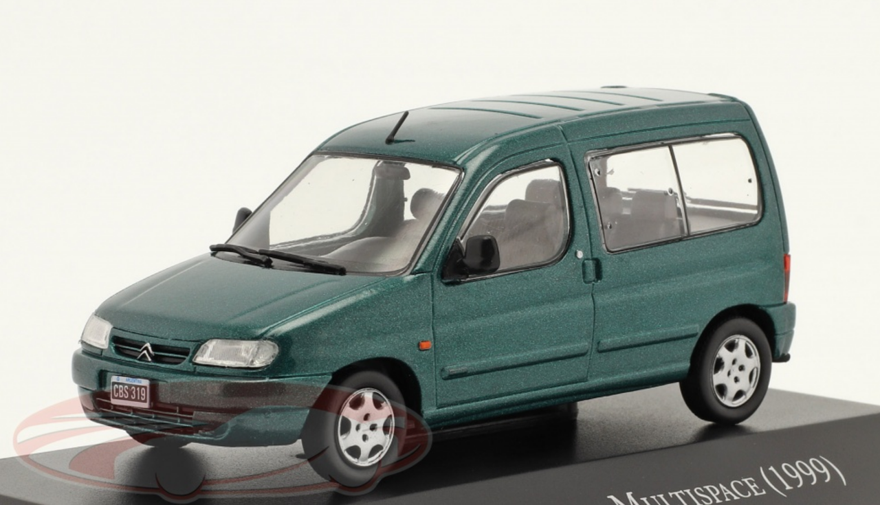 1/43 Altaya 1999 Citroen Berlingo Multispace (Green Metallic) Car Model