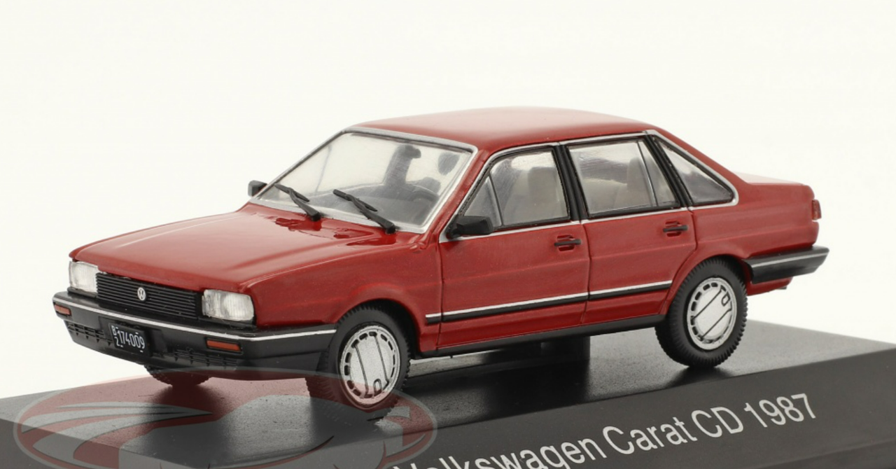 1/43 Altaya 1987 Volkswagen VW Santana (Passat) Carat CD Red Car Model