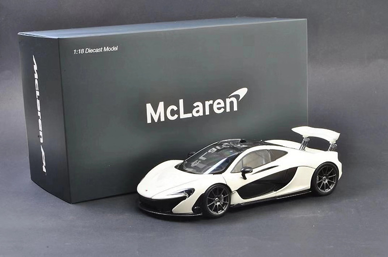 1 18 Dealer Edition Mclaren P1 White Diecast Car Model
