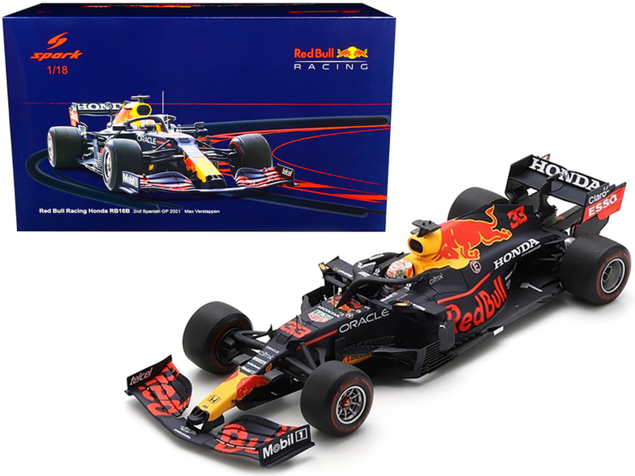 直販入荷完売品 SPARK 1/18 レッドブル レーシング ホンダ F1 RB16B M.フェルスタッペン No.33 2021 トルコGP 2位 ありがとう 特別カラーリング レーシングカー