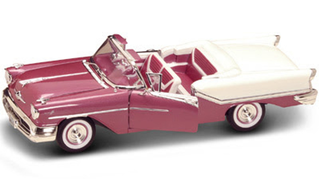1/18 Road Signature 1957 Oldsmobile Super 88 (Purple & White) Diecast Car Model