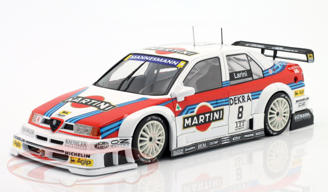 Alfa Romeo 155 V6 Ti #8 Larini Martini – UT 1/18 – Diecast DC8524W