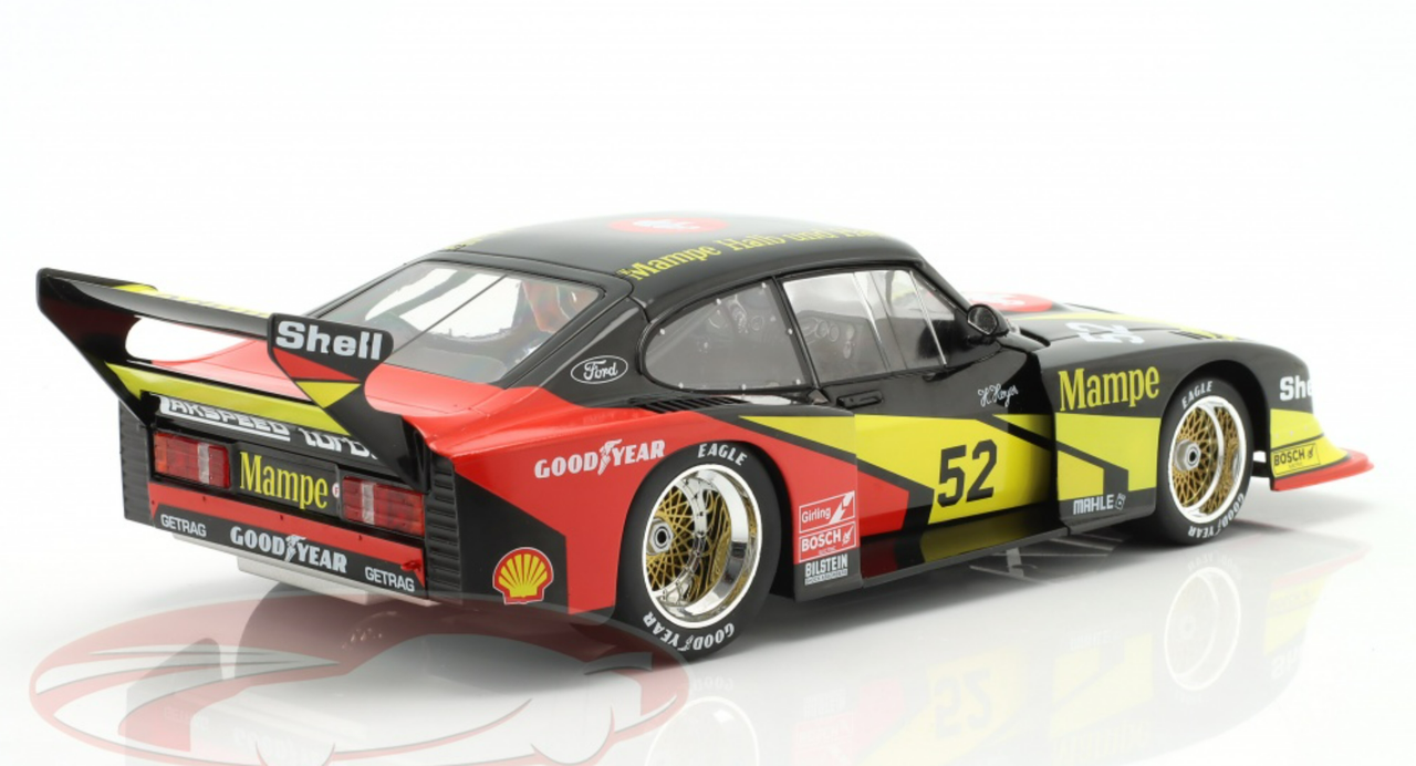 1/18 Werk83 1978 Ford Capri Turbo Gr.5 #52 DRM Mampe Ford Zakspeed Hans Heyer Car Model