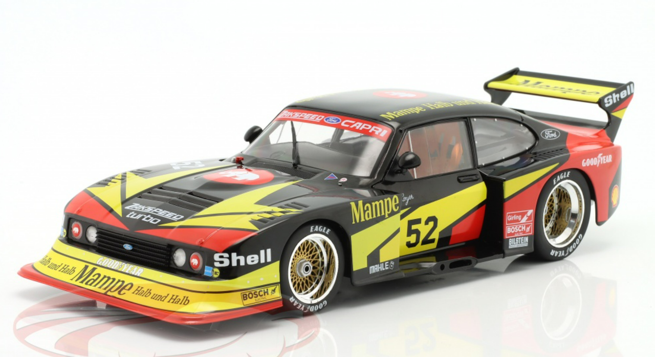 1/18 Werk83 1978 Ford Capri Turbo Gr.5 #52 DRM Mampe Ford Zakspeed Hans Heyer Car Model