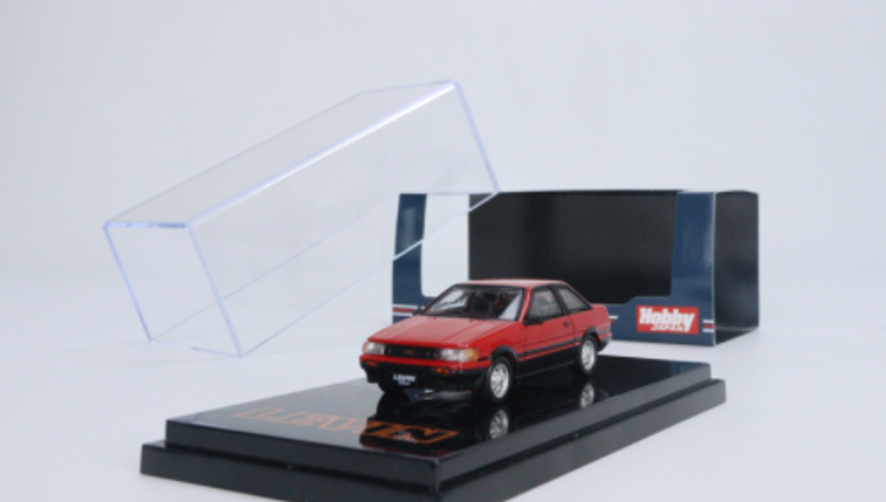 1/64 Hobby Japan Toyota COROLLA LEVIN GT APEX 2door AE86 Red and black