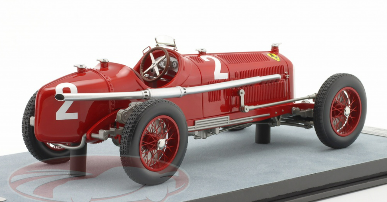 1/18 Tecnomodel 1932 Rudolf Caracciola Alfa Romeo P3 Tipo B #2 Winner German GP Car Model