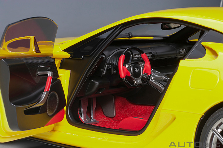 1/18 AUTOart Lexus LFA (Pearl Yellow) Car Model - LIVECARMODEL.com