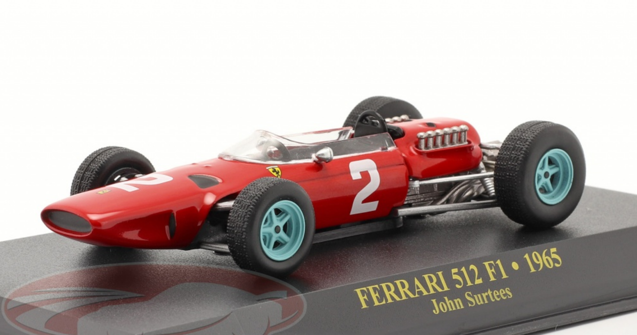 1/43 Altaya 1965 John Surtees Ferrari 1512 #2 Formula 1 Scuderia Ferrari SpA SEFAC John Surtees Car Model