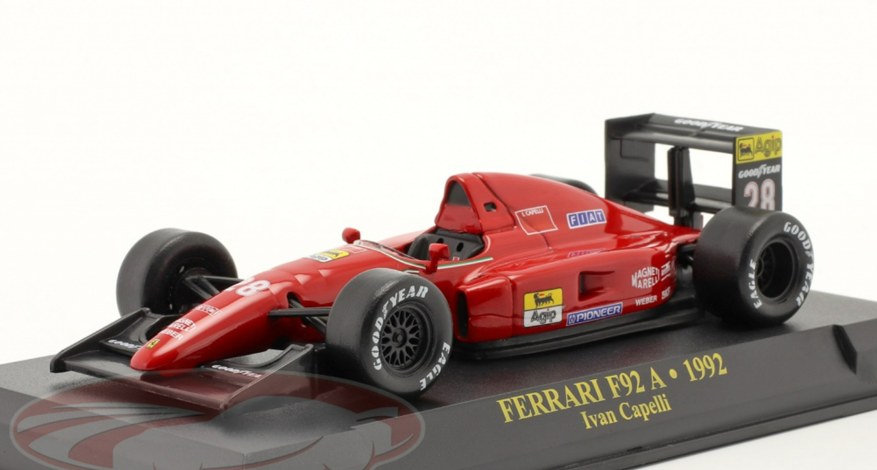 1/43 Altaya 1992 Ivan Capelli Ferrari F92A #28 Formula 1 Car Model