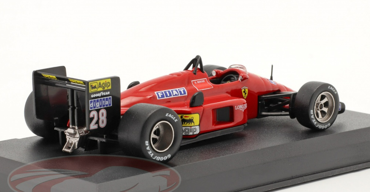 1/43 Altaya 1987 Gerhard Berger Ferrari F1-87 #28 Formula 1 Car Model