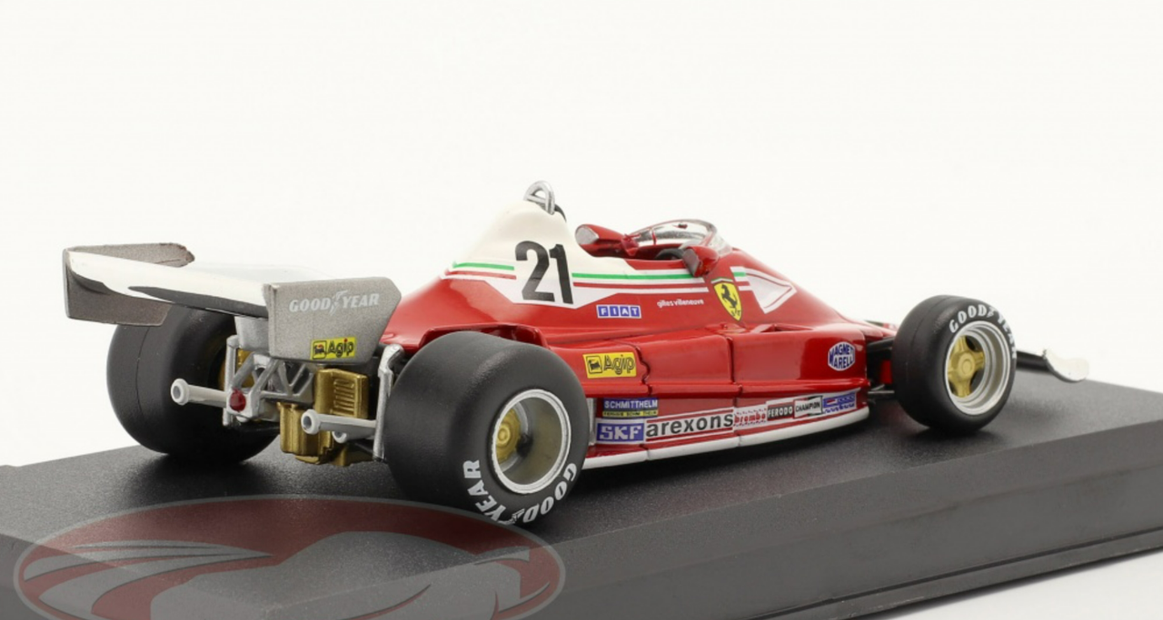 1/43 Altaya 1977 Gilles Villeneuve Ferrari 312T2 #21 Formula 1 Car Model