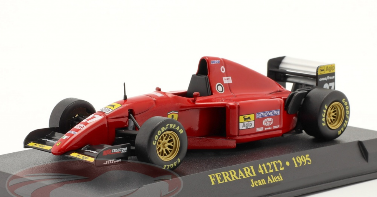 1/43 Altaya 1995 Jean Alesi Ferrari 412T2 #27 Formula 1 Car Model