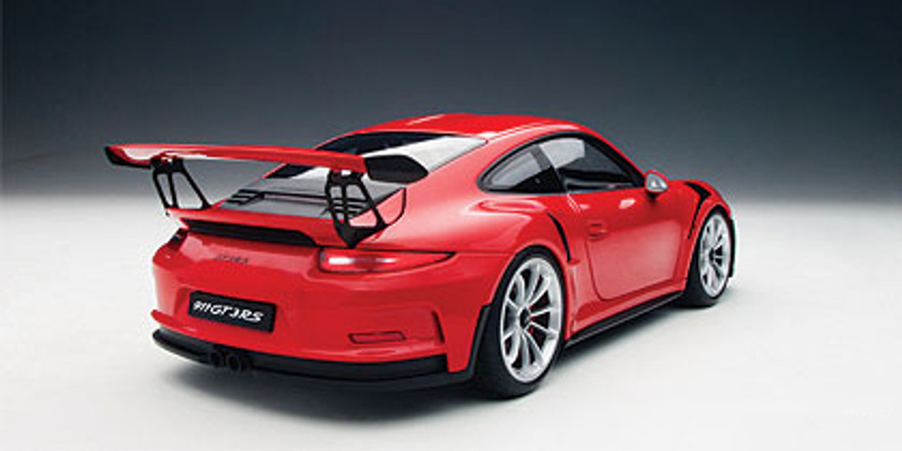 1/18 AUTOart PORSCHE 911(991) GT3 RS (GUARDS RED/SILVER WHEELS) Diecast Car Model