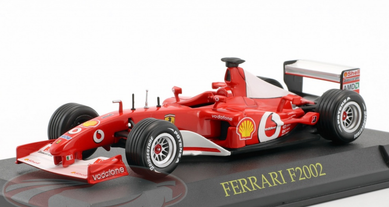 1/43 Altaya 2002 Michael Schumacher Ferrari F2002 #1 World Champion Formula 1 Car Model