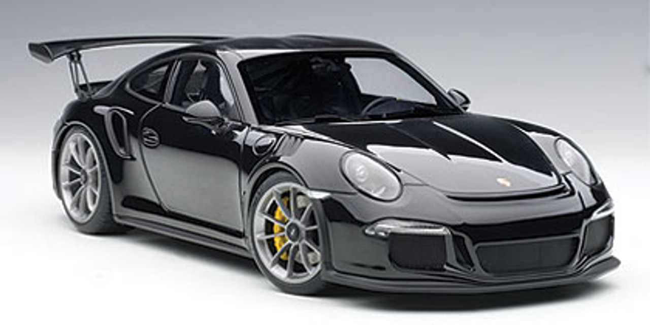 1/18 AUTOart PORSCHE 991 GT3 RS (GLOSS BLACK /BLACK WHEELS) Diecast Car Model