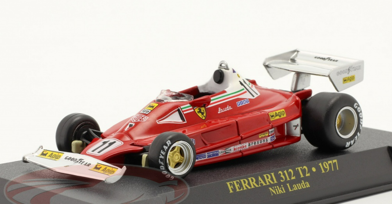 1/43 Altaya 1977 Niki Lauda Ferrari 312T2 #11 World Champion Formula 1 Car Model