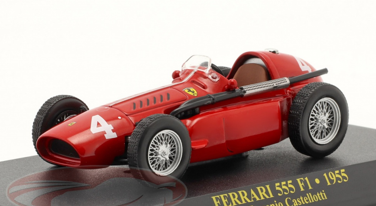 1/43 Altaya 1955 Eugenio Castellotti Ferrari 555 #4 Italy GP Formula 1 Car Model