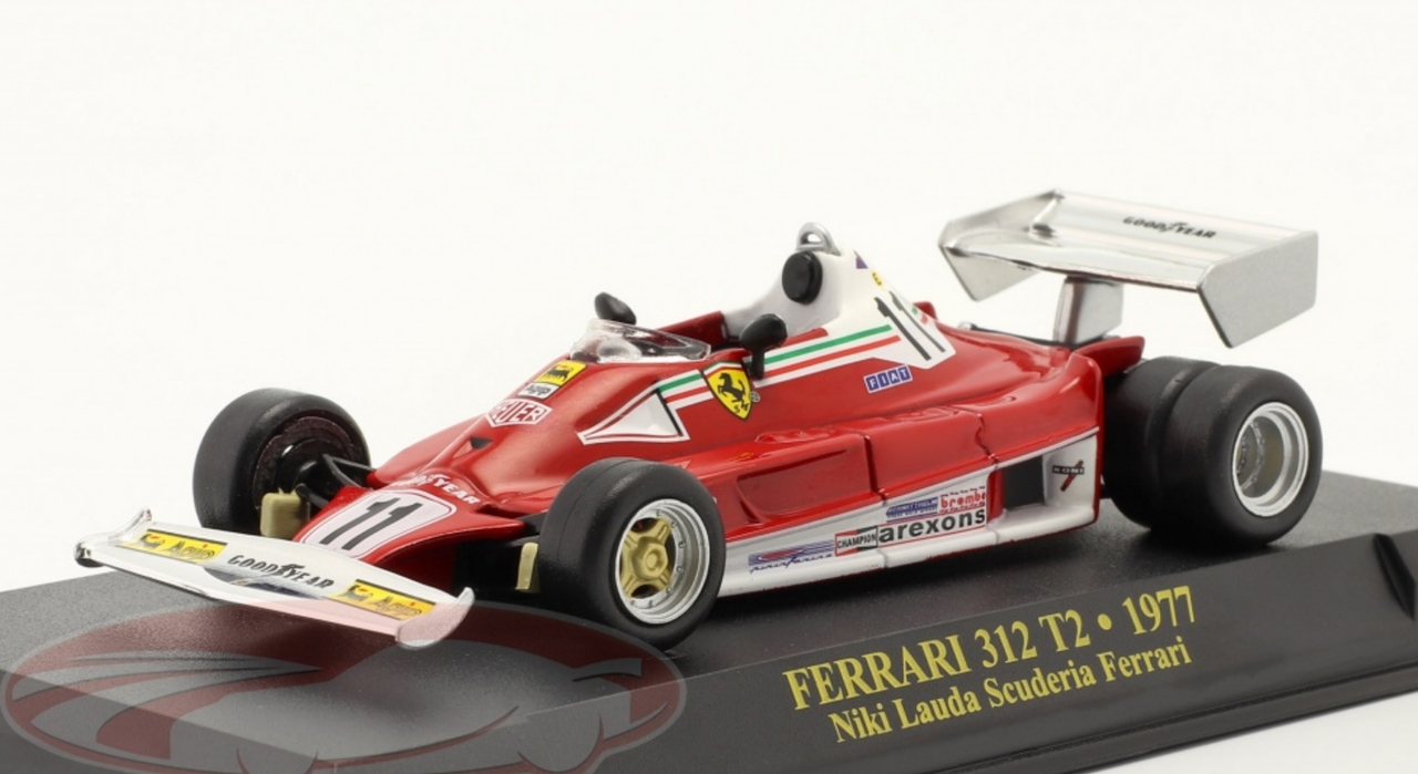 1/43 Altaya 1977 Niki Lauda Ferrari 312T2 6 wheels #11 Formula 1 World Champion Car Model