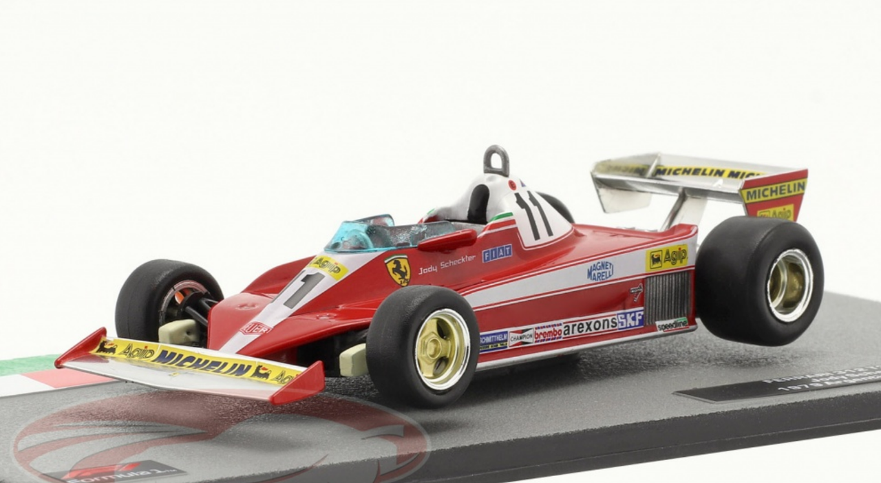 1/43 Altaya 1979 Jody Scheckter Ferrari 312T3 #11 Formula 1 World Champion Car Model