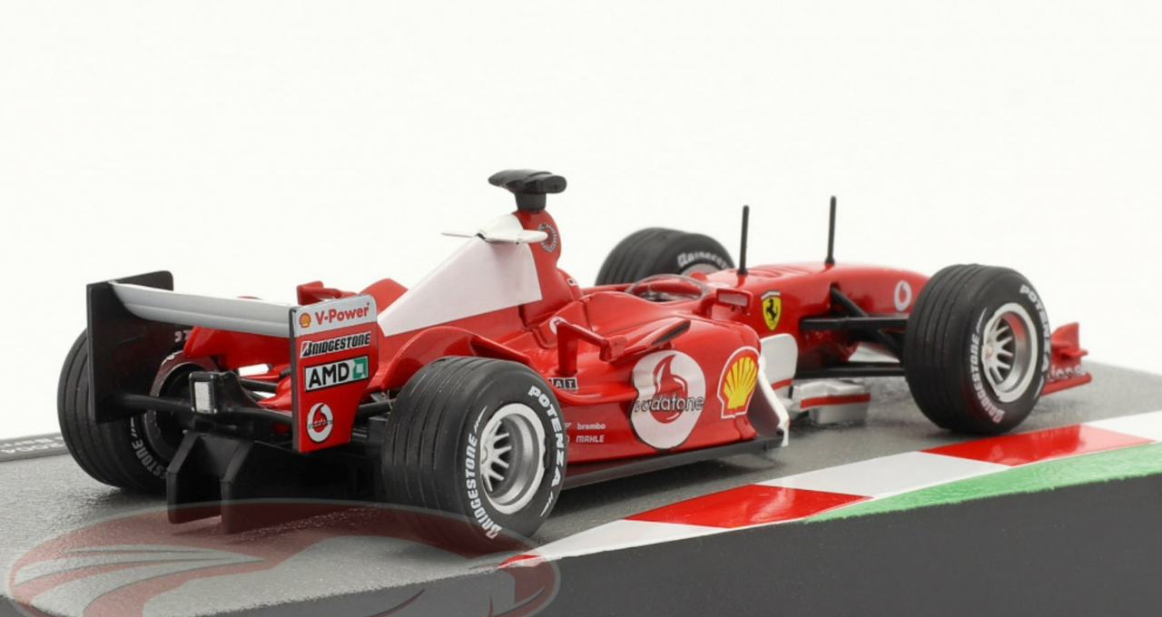 1/43 Altaya 2004 Rubens Barrichello Ferrari F2004 #2 Formula 1 Car Model
