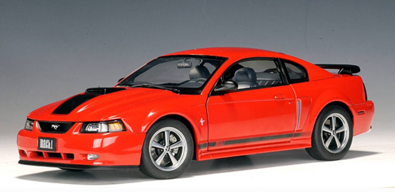 1/18 AUTOart 2004 Ford Mustang Mach I (Torch Red) Diecast Car Model 