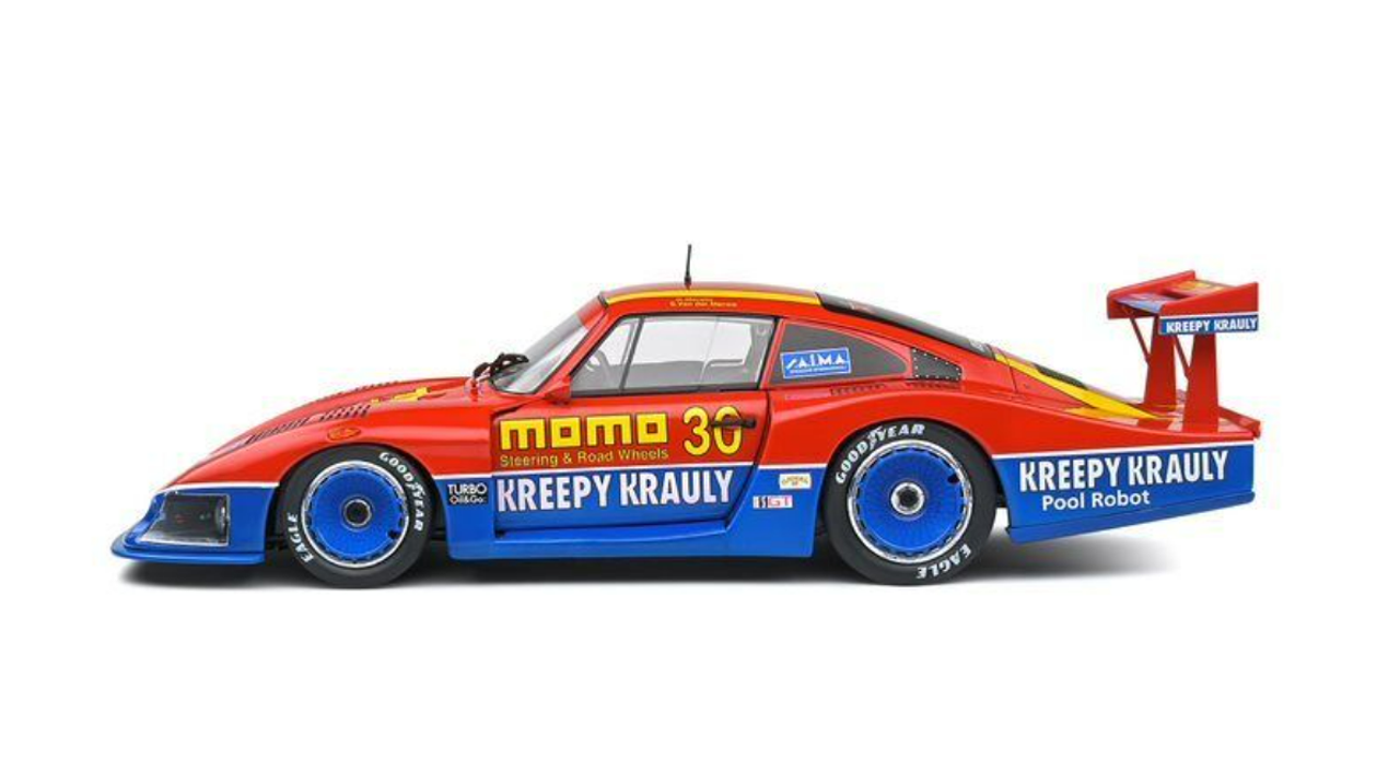 1/18 Solido 1983 Porsche 935 #30 6h Mid OhioMomo Corse Sarel van der Merwe, Gianpiero Moretti Diecast Car Model