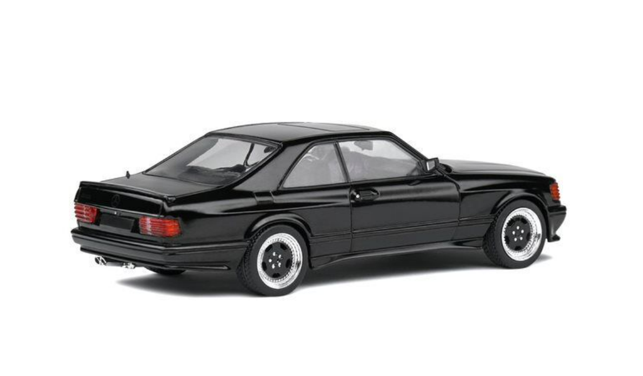 1/43 Solido 1990 Mercedes-Benz 560 C126 SEC AMG Widebody (Black) Diecast Car Model