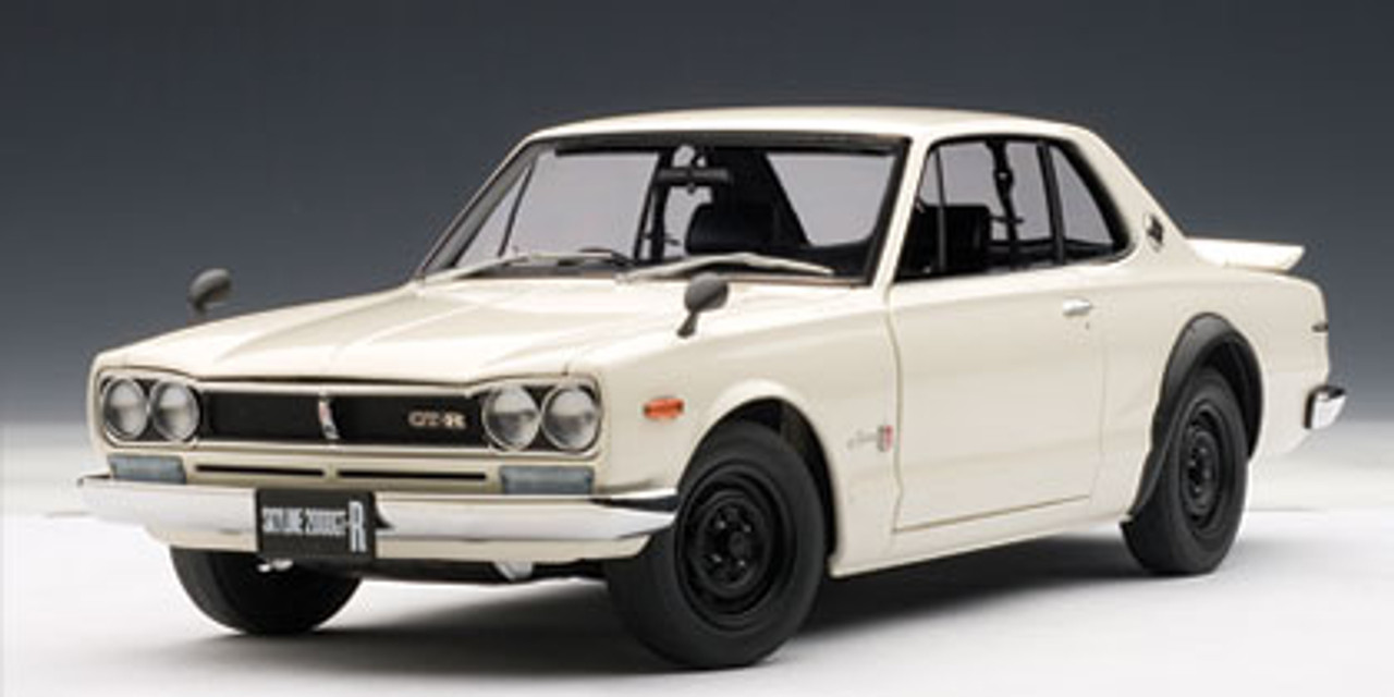 1/18 AUTOart Nissan Skyline GT-R 1st Generation (KPGC10) (White) Diecast  Car Model