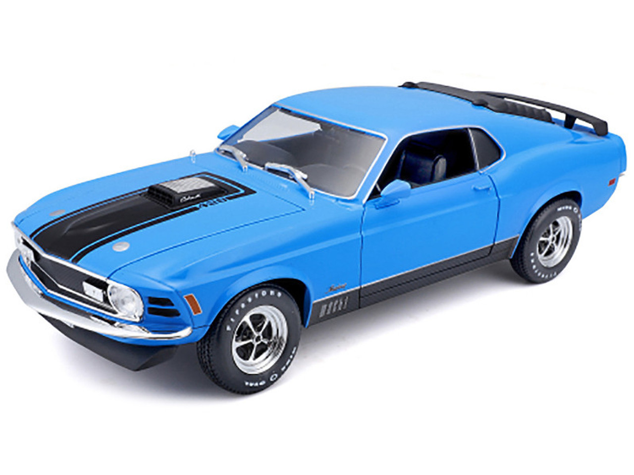 マイスト　Maisto 1970FordMustang Mach1 マスタング 1/18 Maisto 1970 Ford Mustang Mach 1 Mach I (Blue) Diecast